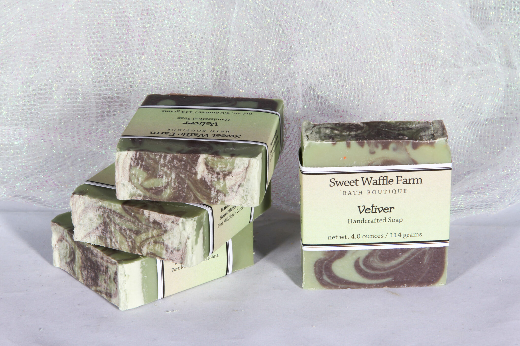 Vetiver Luxury Soap Sweet Waffle Farm