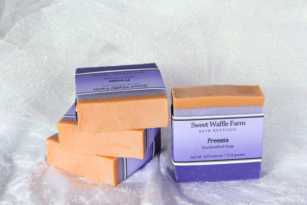 Freesia Luxury Soap Sweet Waffle Farm