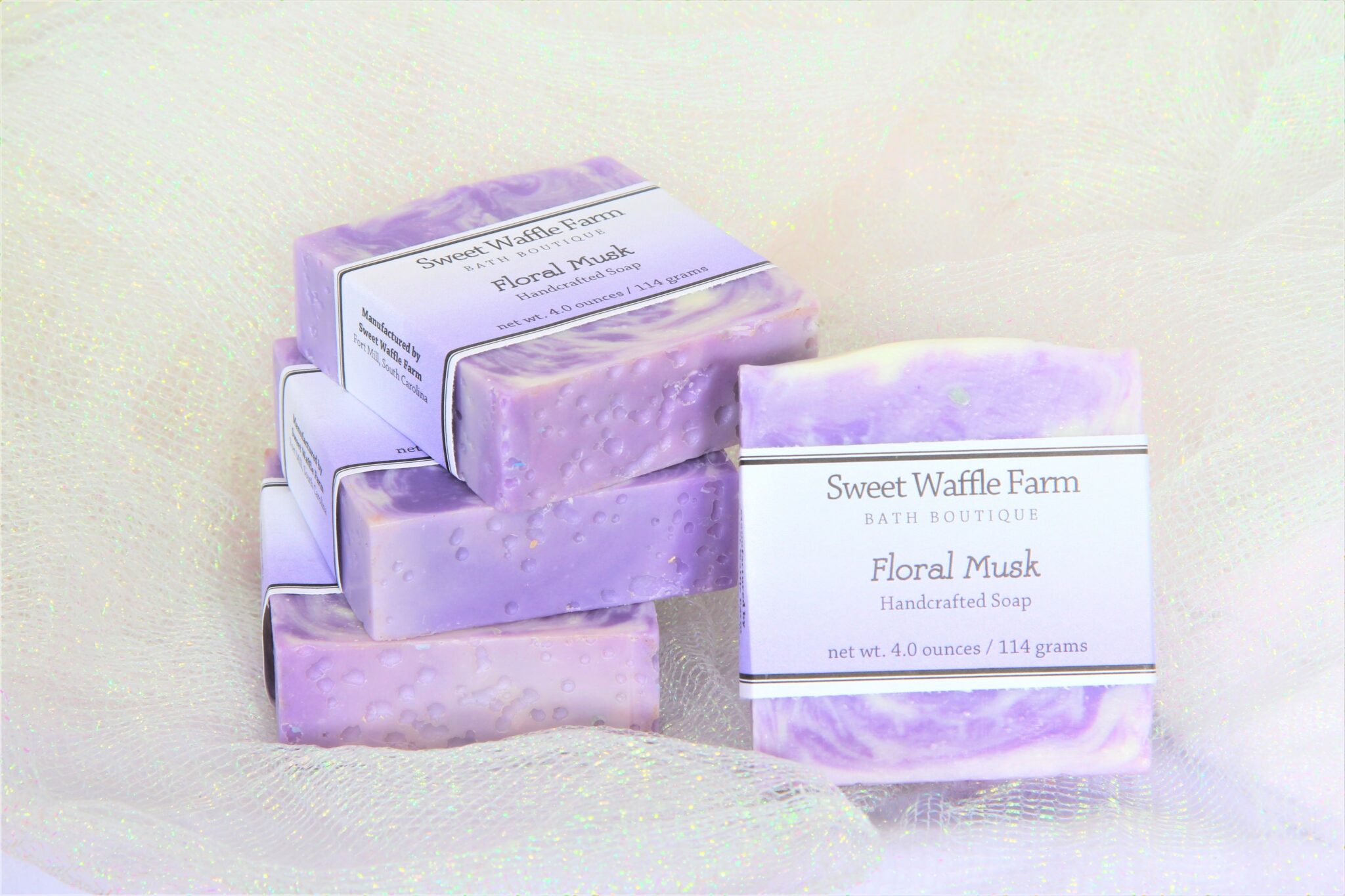 Floral Musk Luxury Soap Sweet Waffle Farm